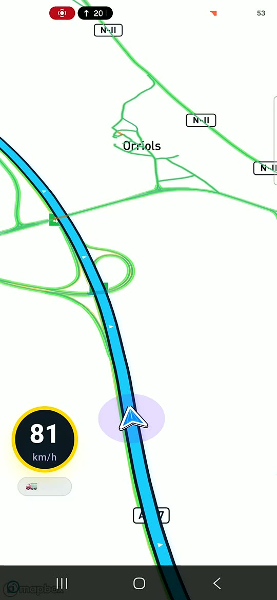 Satellite navigation preview